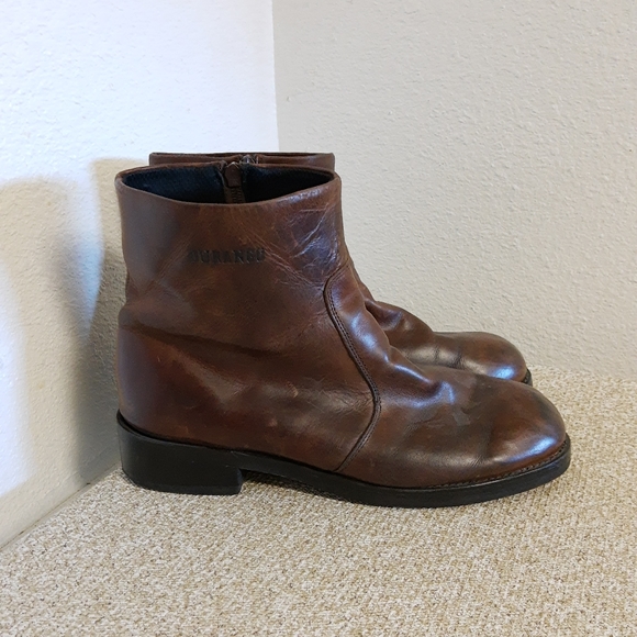 Durango Brown Leather Boots - Picture 1 of 7